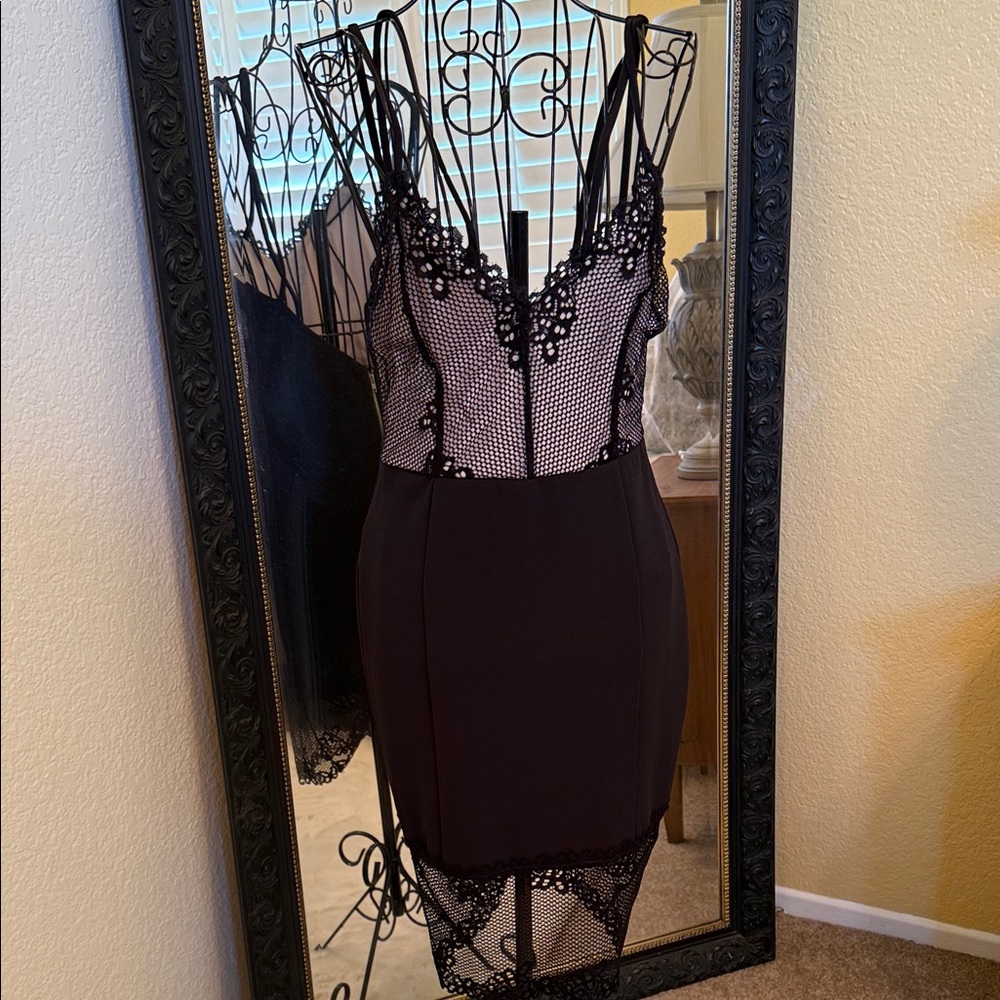 Privy Black Lace Dress